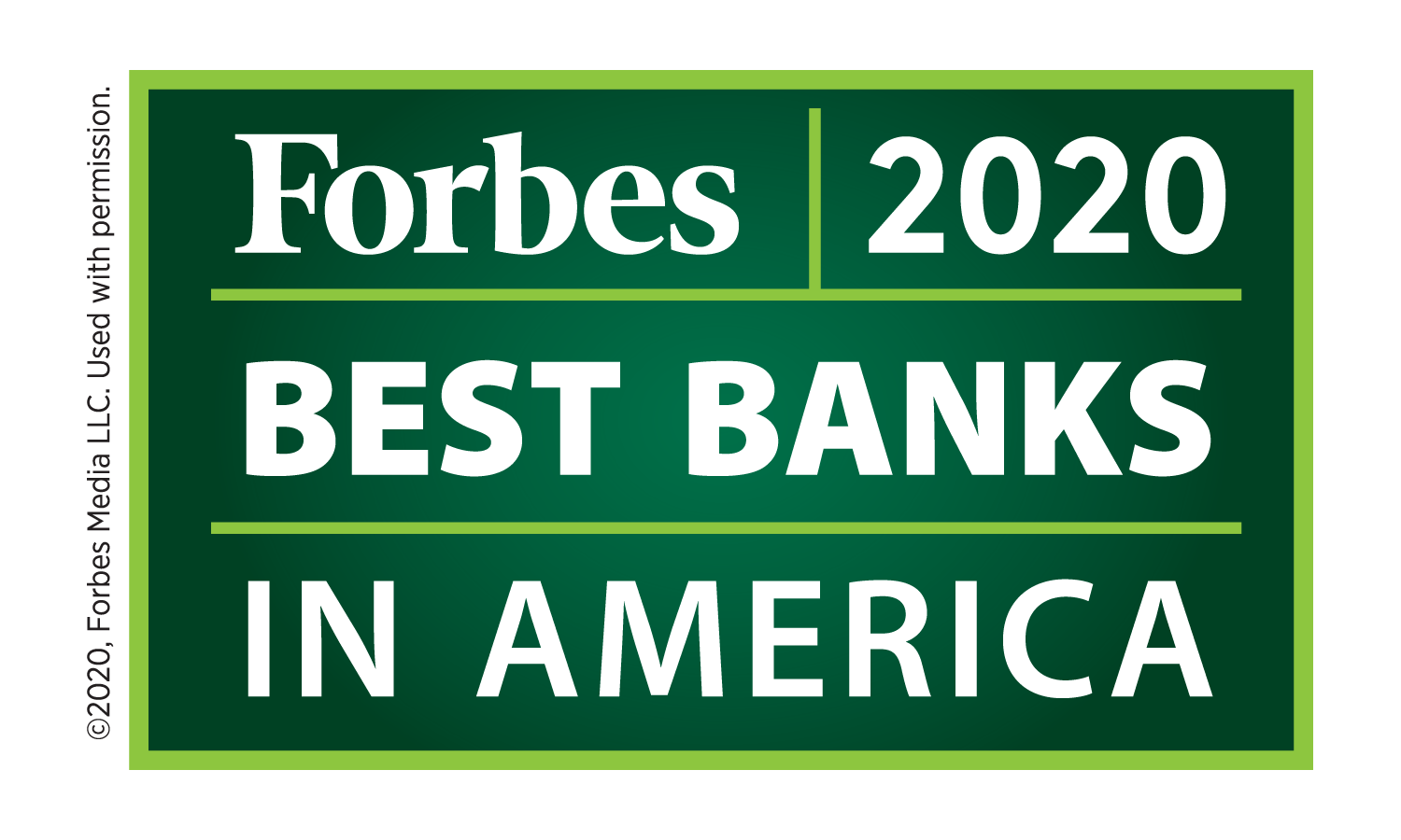 Forbes Best Bank 2020 Forbes Best Bank 2020